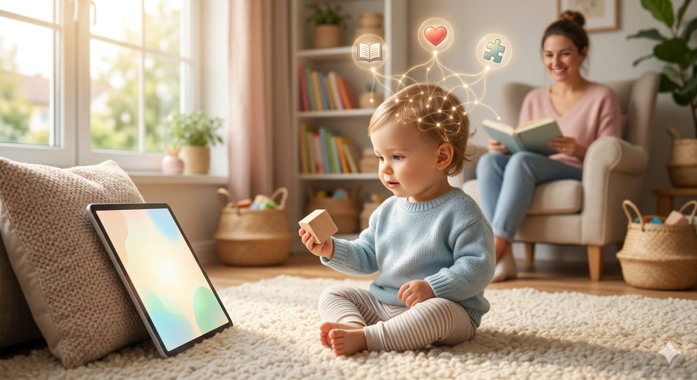 Early Child Brain Development in the World of AI